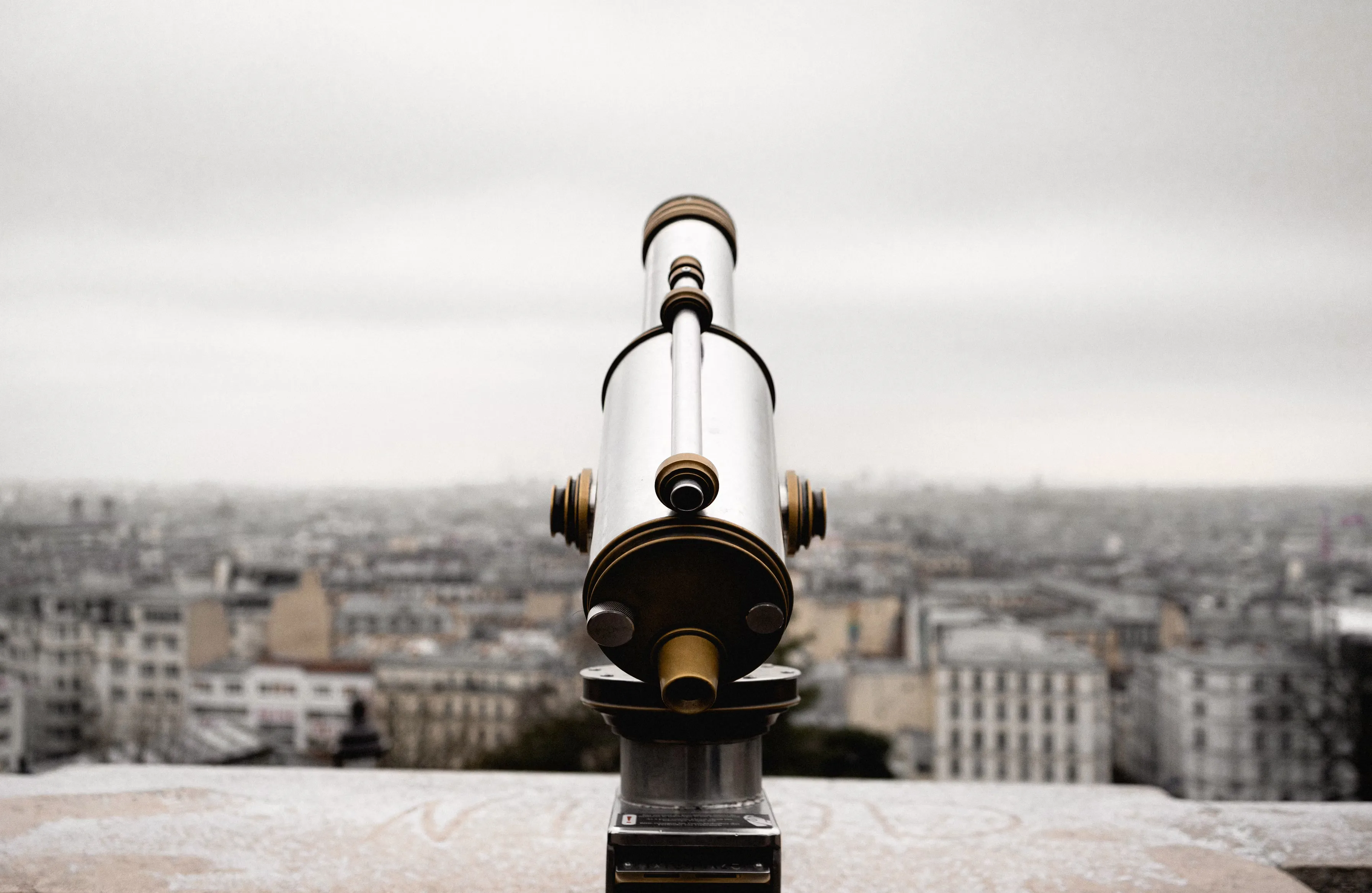 A telescope over Paris.